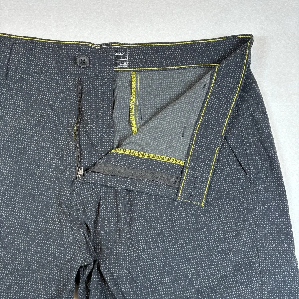 Eddie Bauer TraveX Shorts Mens 35 Dark Gray Hybrid Chino Performance Tech